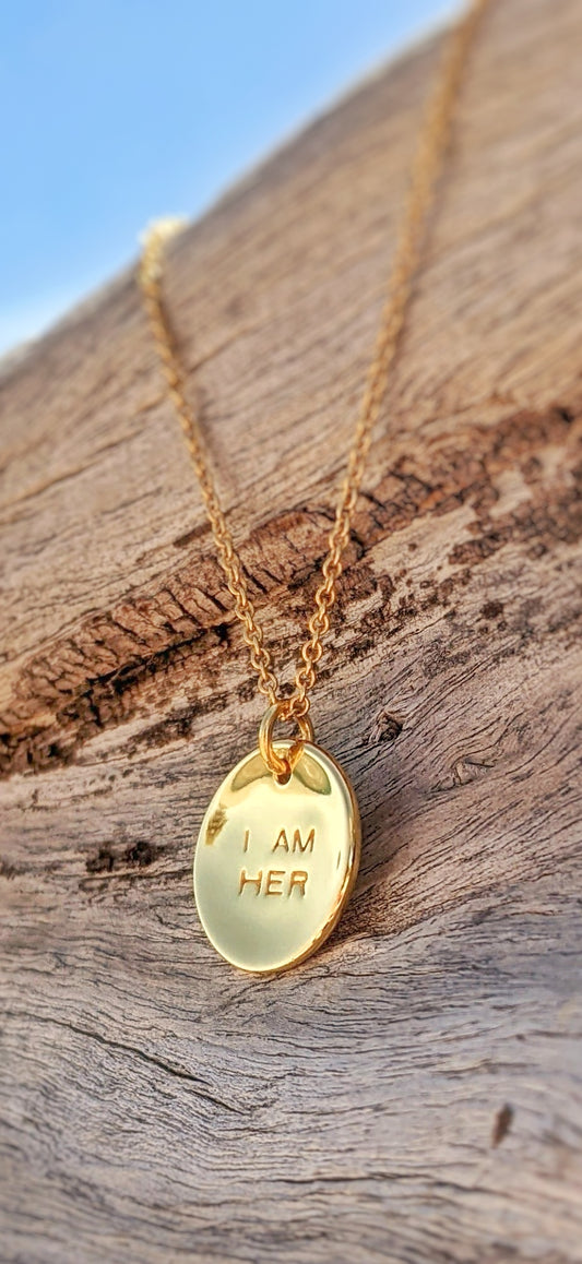 Mini I AM HER Necklace