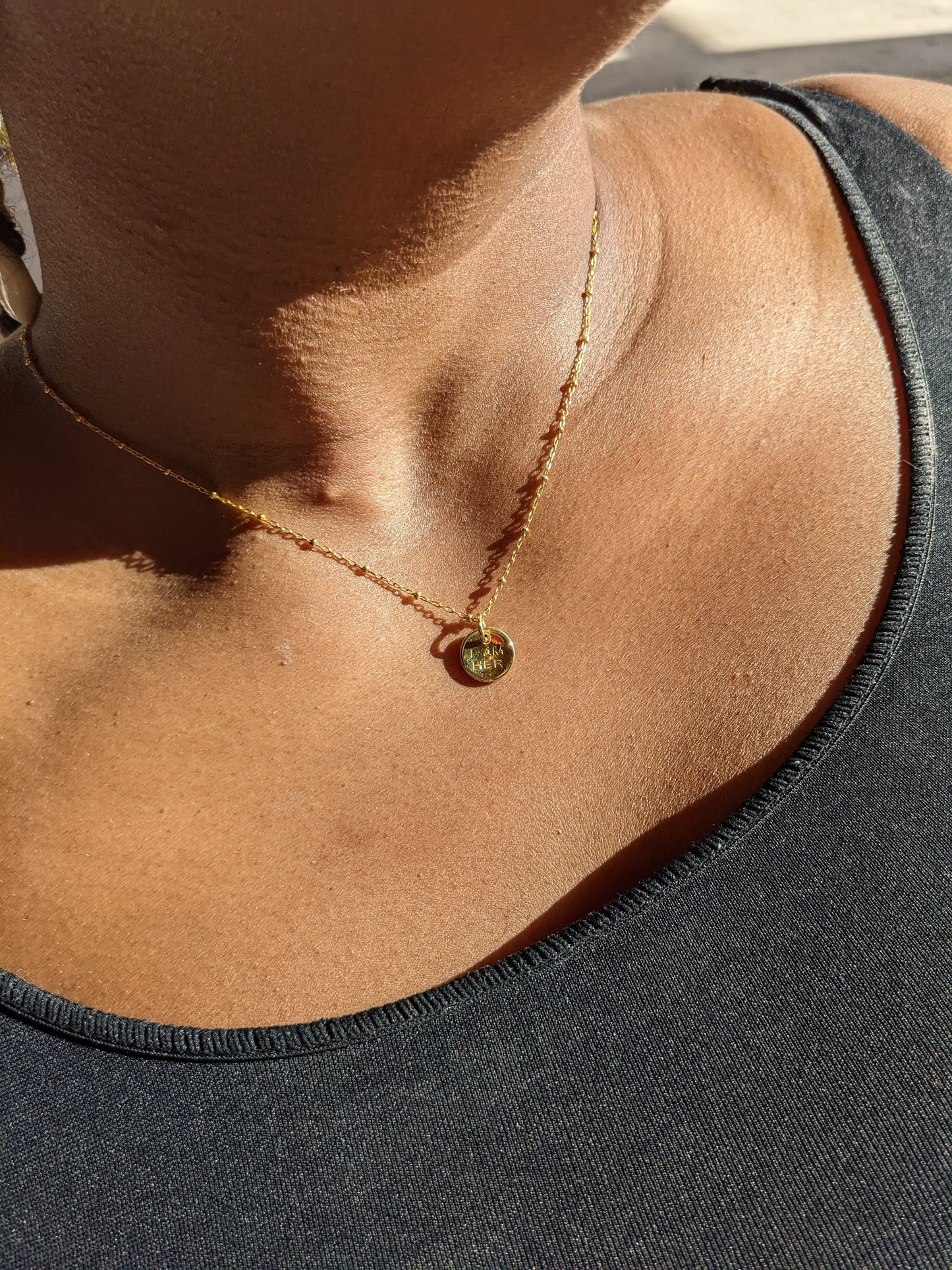 Mini I AM HER Necklace